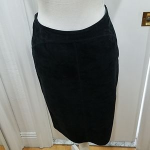 Valentino Suede/Leather Skirt